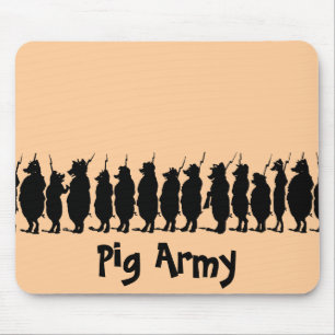 Mousepad Exército do porco