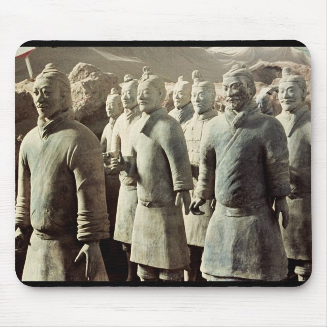 Mousepad Exército do Terracotta, dinastia de Qin, 210 BC; (Frente)