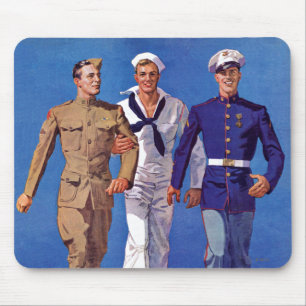 Mousepad Exército, marinho & fuzileiros navais