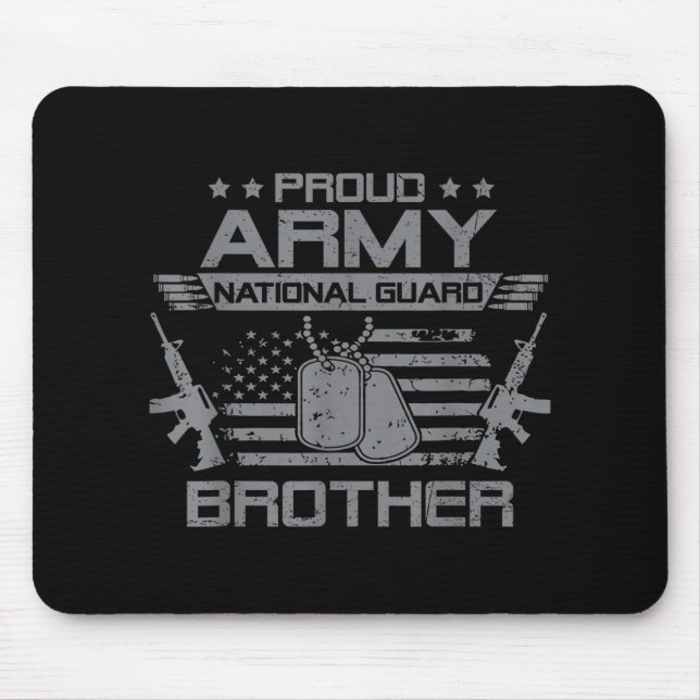 Mousepad Exército Orgânico Guarda Nacional Irmão Flag Usa M (Frente)
