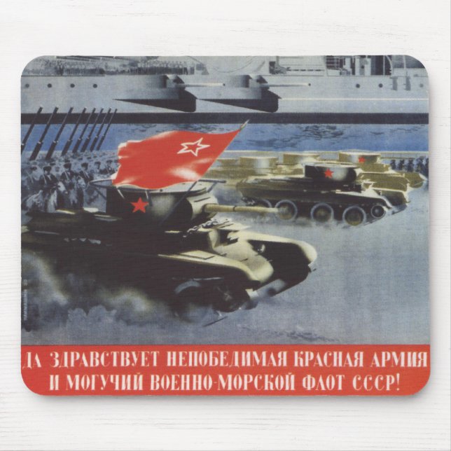 Mousepad Exército vermelho (Frente)