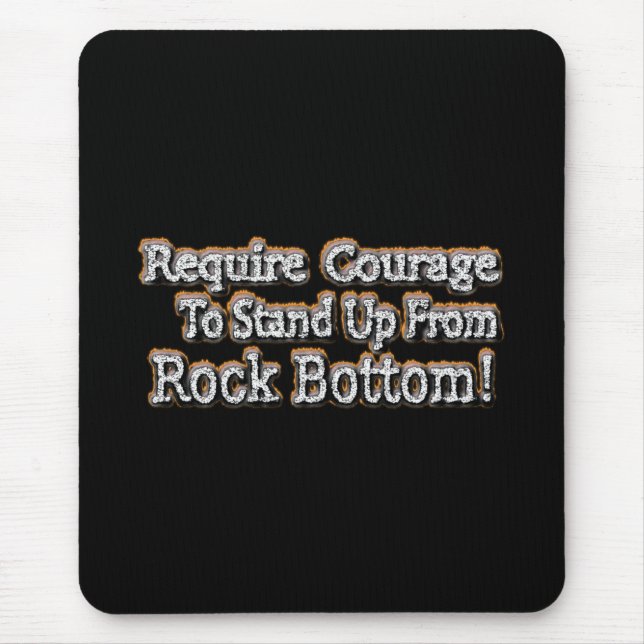 Mousepad "Exigir Coragem" Design. Comprar Agora (Frente)