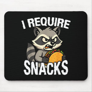 Mousepad Exijo lanches meme de animal fofo camiseta de guax