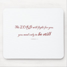 Mousepad Êxodo 14h14, o LORD lutará por ti,