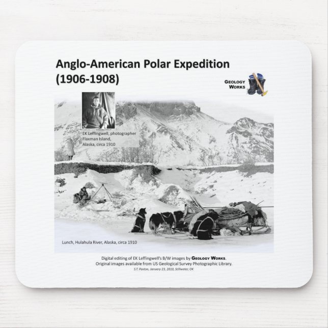 Mousepad Expedição polar anglo-americano mim - hora para (Frente)