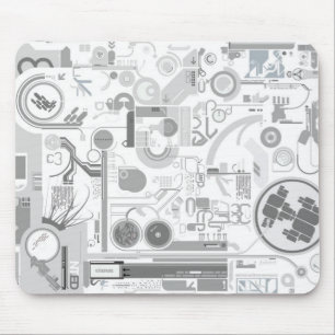 Mousepad experiência do vetor do disco rígido do chip de