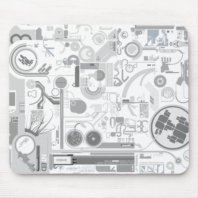 Mousepad experiência do vetor do disco rígido do chip de (Frente)