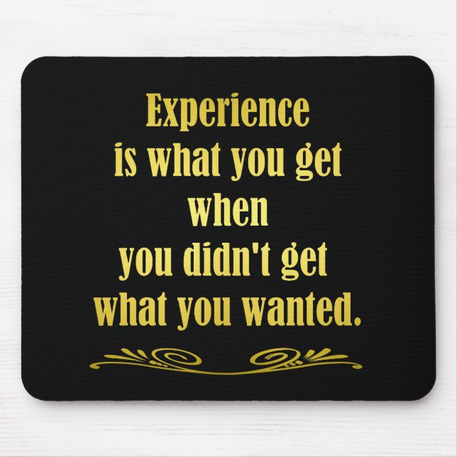Mousepad Experiência Engraçada de Piada (Frente)