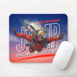 Mousepad Experimente a Liberdade Acima das Nuvens com Paraq