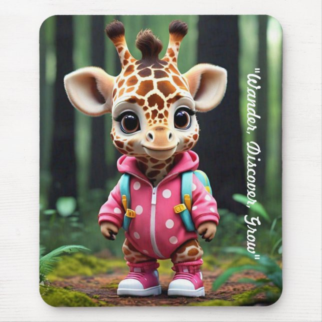 Mousepad "Explorador de Florestas Selvagens" (Frente)