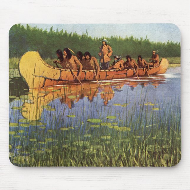 Mousepad Exploradores de excelentes por Remington, pioneiro (Frente)