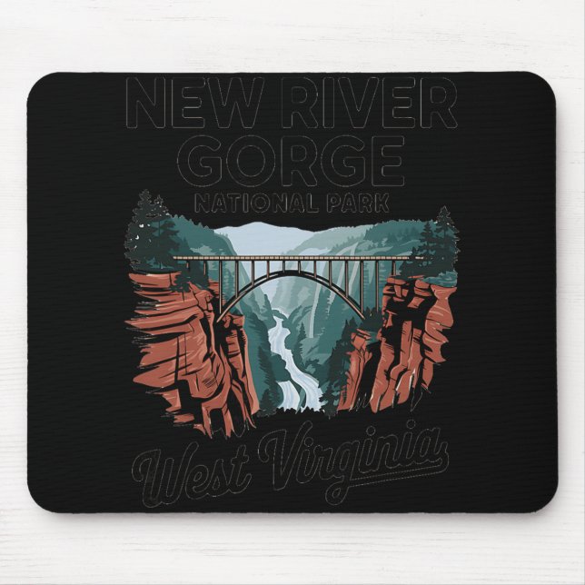 Mousepad Explore West Virginia's New River Gorge National P (Frente)
