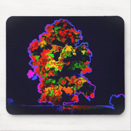 Mousepad Explosão de árvore neon