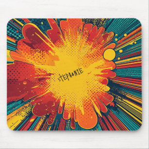 Mousepad Explosão de Pop de estilo cômico (1)