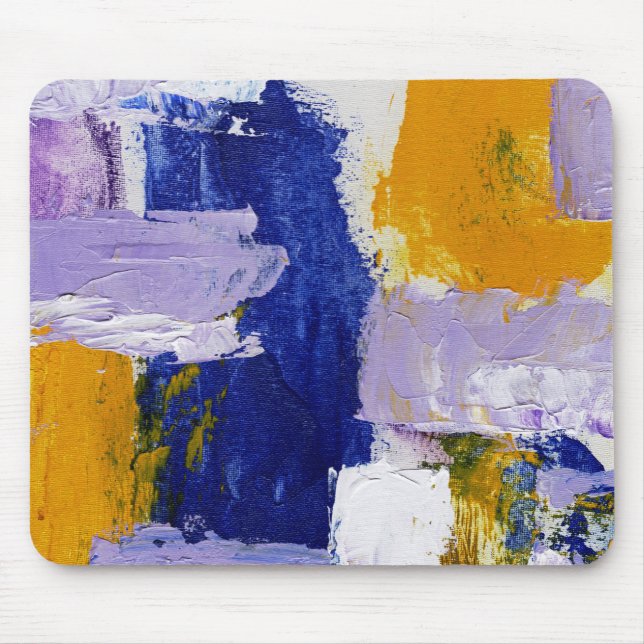 Mousepad Expressão abstrato nº 9 por Michael Moffa (Frente)