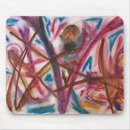 Mousepad Expressão Pastel da arte dos grafites