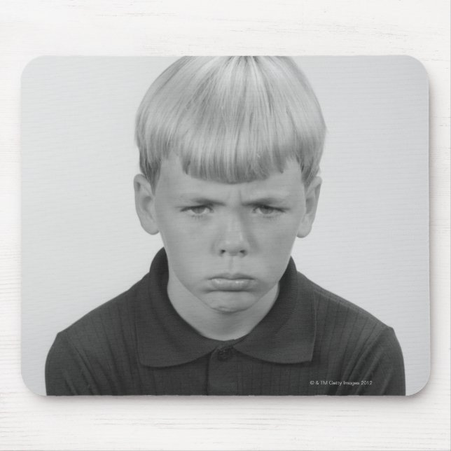 Mousepad Expressões faciais do menino (Frente)