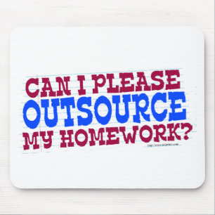 Mousepad Externalize meus trabalhos de casa