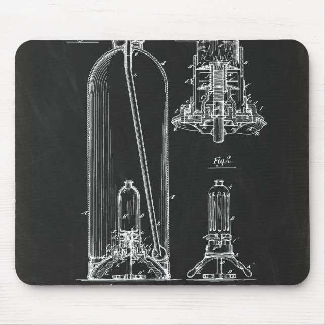 Mousepad Extintor de incêndio, patente (Frente)