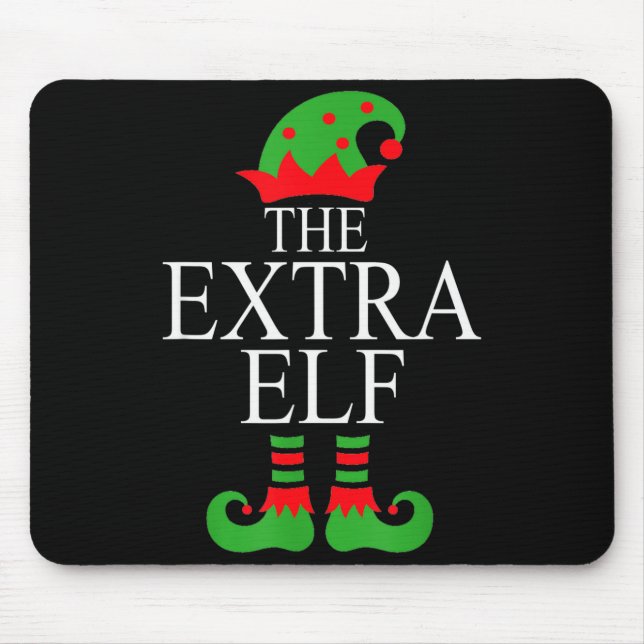 Mousepad Extra Elf Family Matching Christmas Group Pajama M (Frente)