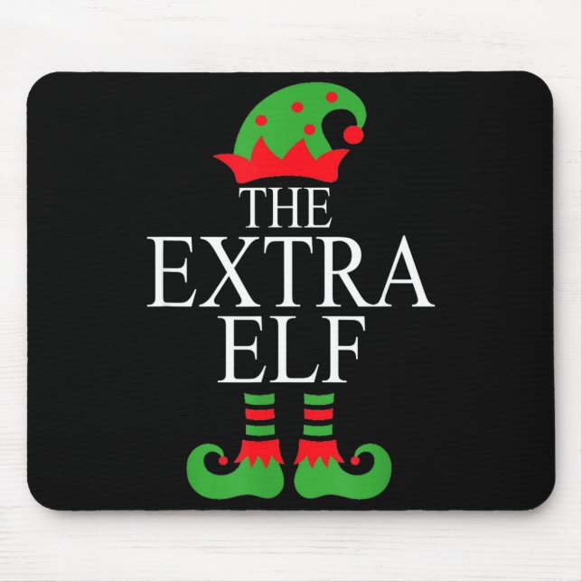 Mousepad Extra Elf Family Matching Christmas Group Pajama M (Frente)
