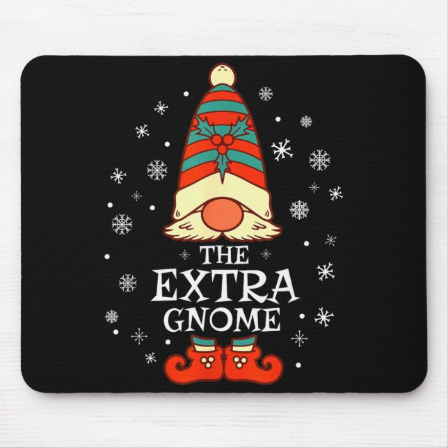 Mousepad Extra Gnome Xmas Family Christmas  (Frente)