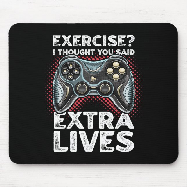 Mousepad Extra Vive Engraçado Jogo de Controlador de Vídeo (Frente)