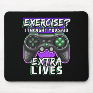 Mousepad Extra Vive Engraçado Jogo de Controlador de Vídeo