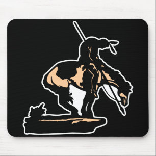 Mousepad Extremidade nova preta da fuga