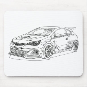 Mousepad Extremo 2015 de Opel AstraOPC