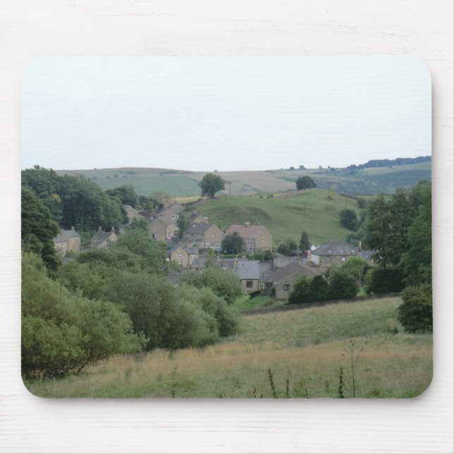 Mousepad Eyam, a vila histórica do praga em Derbyshire (Frente)