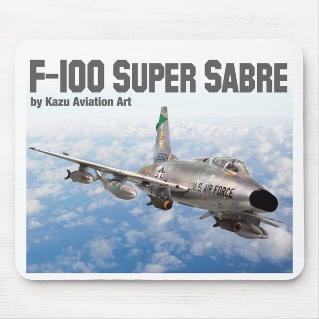Mousepad F-100 Super Saber (Frente)