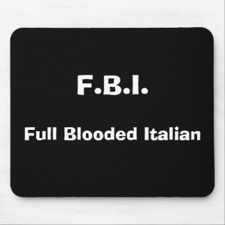 Mousepad F.B.I., italiano completo de Blooded