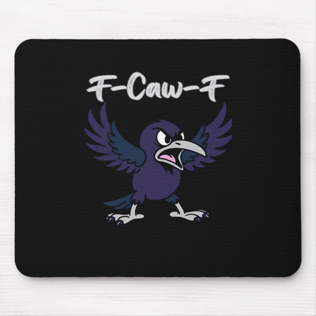 Mousepad F-Caw-F Aesthetic Graphic (Frente)