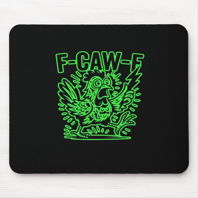 Mousepad F-Caw-F Attitude Classic Cool Unique (Frente)