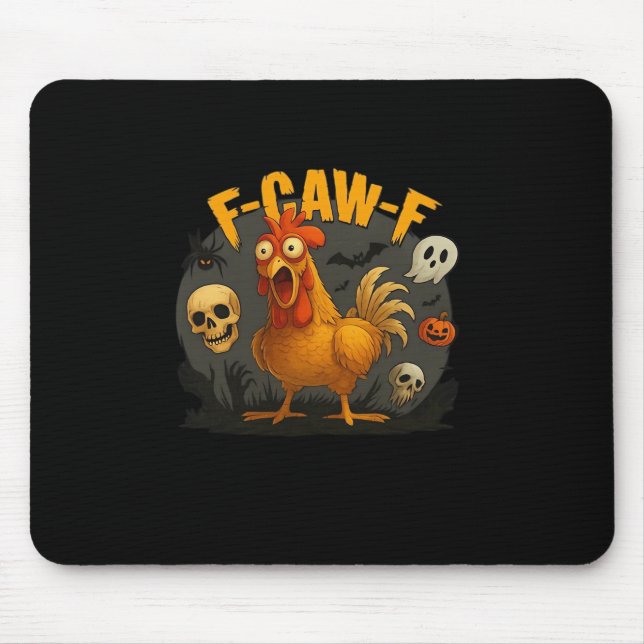 Mousepad F-Caw-F Chicken Classic Minimal Clean (Frente)