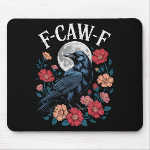 Mousepad F-caw-f Crow Shirt Gótica Raven Caw Tee Para Ha