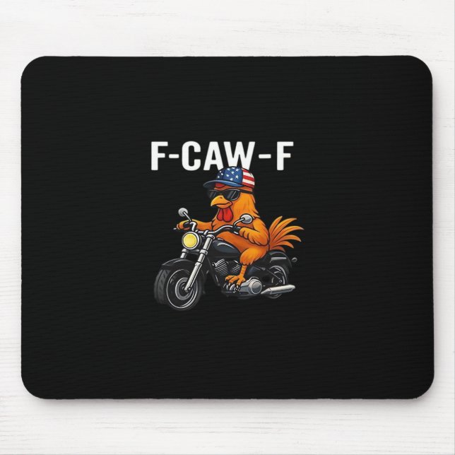 Mousepad F-Caw-F Frango Clássico Gráfico Estético (Frente)