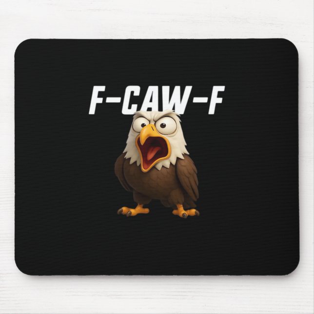 Mousepad F-Caw-F Funny F-Caw-F Gear Retro Classic (Frente)