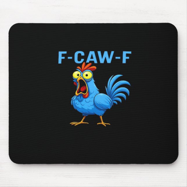 Mousepad F-Caw-F Graphic Gear Creative Design (Frente)