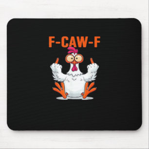 Mousepad F Caw F Humor de Frango Citação Estilo Vintage