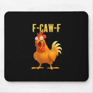Mousepad F Caw F Meme de Frango Engraçado Estilo Moderno Te