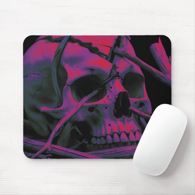 Mousepad F-Caw-F Pássaro Negro Engraçado (Com mouse)