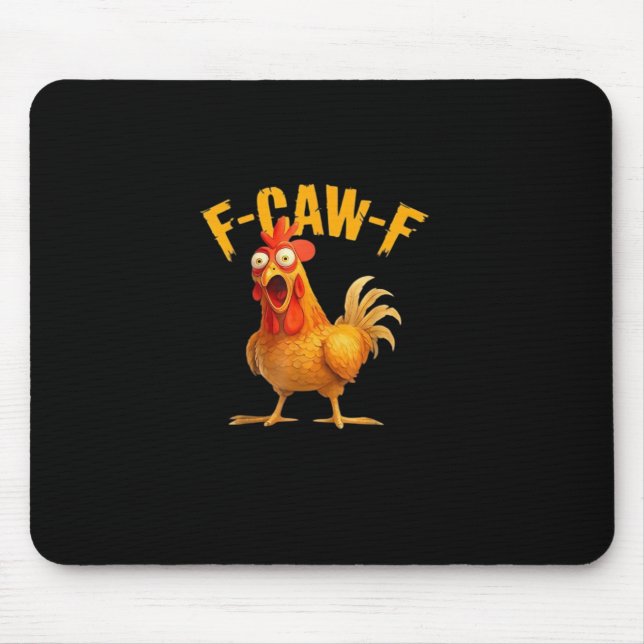 Mousepad F-Caw-F Retro Clássico (Frente)