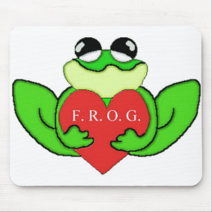 MOUSEPAD F.R.O.G.I.E. CONFIE INTEIRAMENTE NO DEUS EM