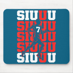 Mousepad Fã Adorável Siuuuu Amantes de Futebol Jogador de F