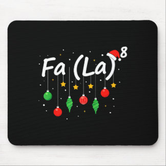 Mousepad Fa (la) 8 Funny Christmas Santa Fa La Math Teacher