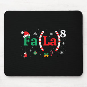 Mousepad Fa (la)8 Papais noeis de Natal Engraçados Fa La Ma