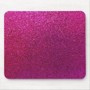 Mousepad Faaux Hot Pink Glitter Background Sparkle