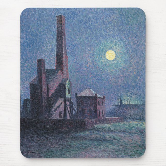 Mousepad Fábrica à Lua (Paisagem Urbana) (Luce) (Frente)
